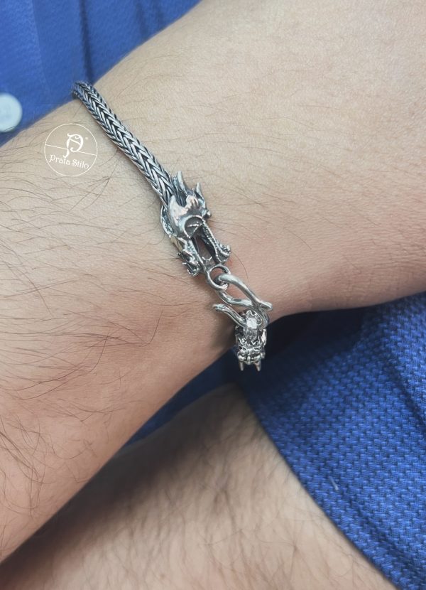 Pulseira Indiana Terminais Dragão - Imagem 3