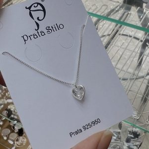 Colar Ponto de Luz Coração