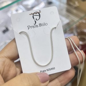 Colar Rabo de Rato (1mm/60 cm)