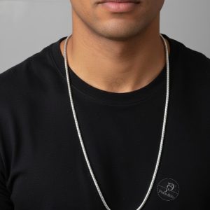 Colar Rabo de Rato Envelhecido (3mm/65 cm)