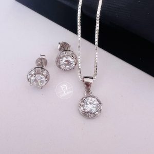 Conjunto Ponto de Luz Pedra 6mm