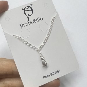 Pulseira corrente com figa