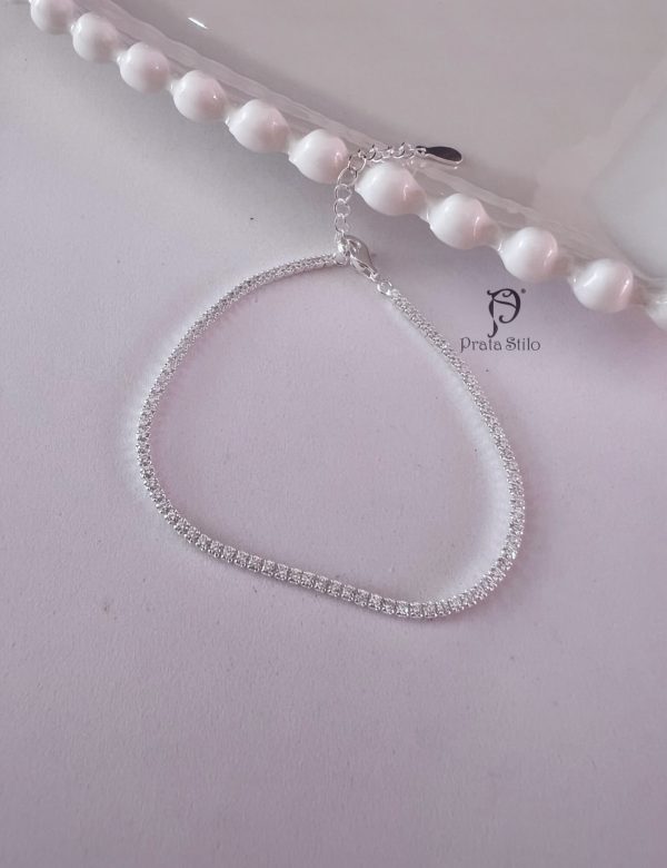 Pulseira completa Pedras Zircônias