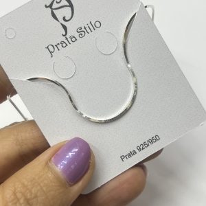 Pulseira fita achatada