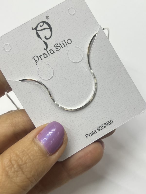 Pulseira fita achatada