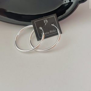 Argola fio boleado liso 1
