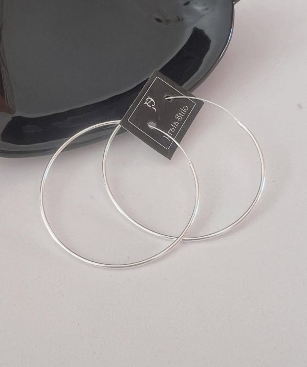 Argola fio boleado liso 2