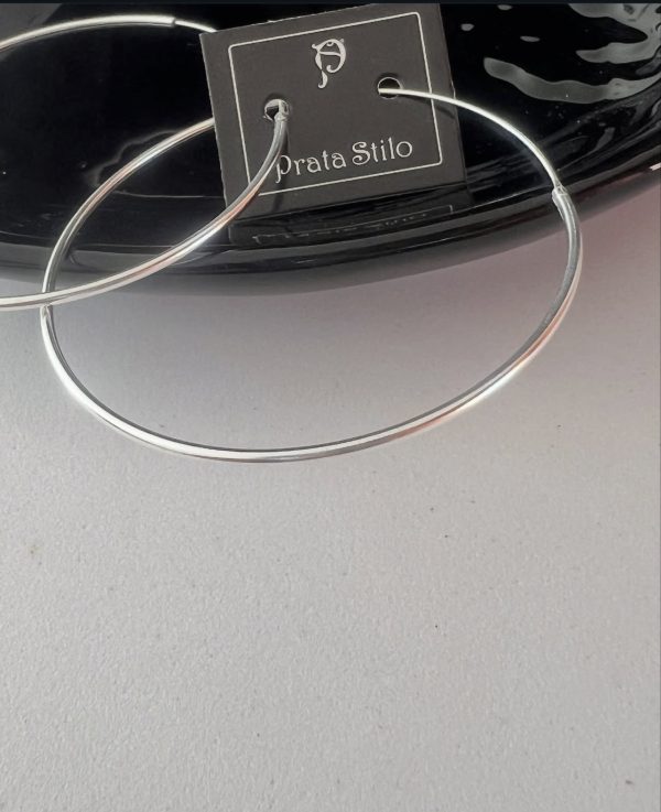 Argola fio boleado liso 2 - Imagem 3