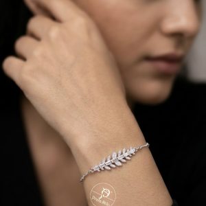 Pulseira central zircônia escama